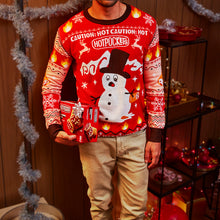 Load image into Gallery viewer, Hot Pockets Zip-Off Holiday Sweater1